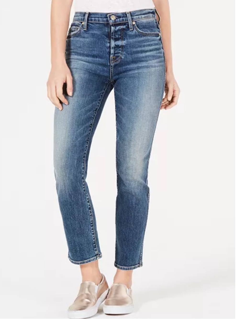 7 For All Mankind B(air) Authentic Edie Straight Leg Jeans - Size 29
